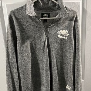 1/4 zip crewneck Roots